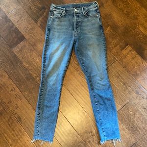Mother Stunner ankle fray jean Whiplash 26